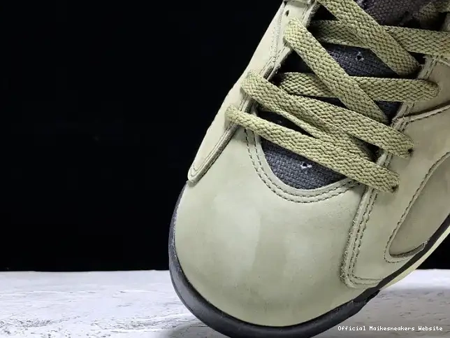 Official Maikesneakers Travis Medium CN1084-200 6 Jordan Scott Air Olive x 0530
